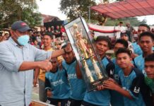 Monianse Harap Turnamen Futsal Bukit Selamat Berkelanjutan dan Diikuti Daerah se-Kepton