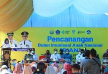 Dukung Indonesia Bebas Polio 2026, Bulan Imunisasi Anak Nasional di Sultra Dicanangkan Dukung Indonesia Bebas Polio 2026, Bulan Imunisasi Anak Nasional di Sultra Dicanangkan