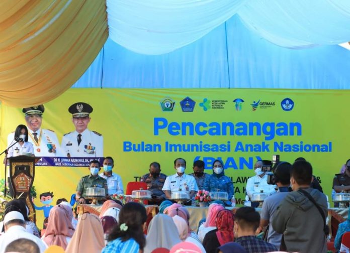 Dukung Indonesia Bebas Polio 2026, Bulan Imunisasi Anak Nasional di Sultra Dicanangkan
