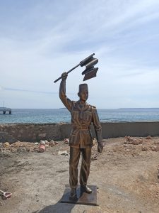 Patung Ir Soekarno di Busel