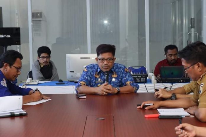 Rapat evaluasi Dinas Kominfo Sultra Rapat evaluasi Dinas Kominfo Sultra