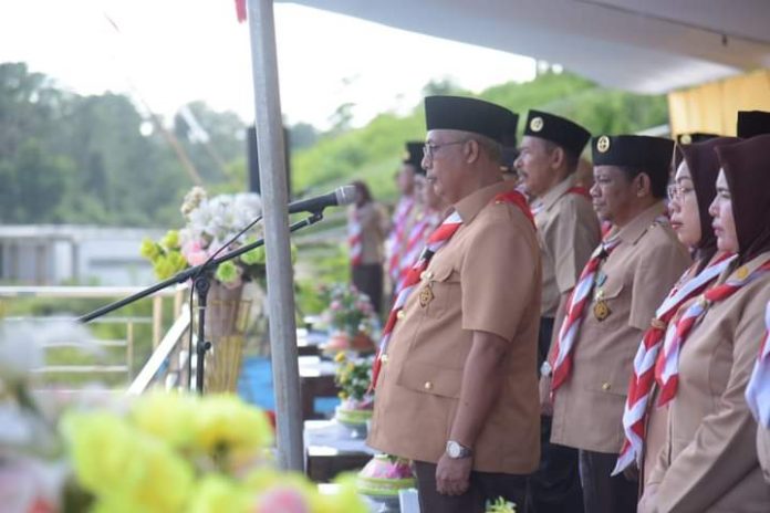 Upacara HUT Pramuka di Buton Upacara HUT Pramuka di Buton