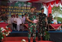 Kasdam XIV Hasanuddin Menutup TMMD ke-114 di Buton Tengah TMMD BUTeng