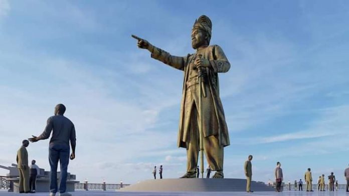 Patung Pahlawan Nasional Oputa Yi Koo Patung Pahlawan Nasional oputa Yi Koo