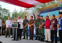 Patung Pahlawan Nasional Oputa Yi Koo Resmi Dibangun di Kota Baubau Gubernur Ali mazi