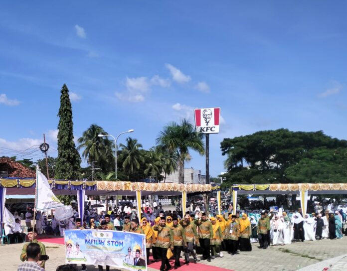 IMG-20250514-WA0000 Salah satu kafilah pada ajang STQH tingkat Baubau. Foto Surahman Djunuhi